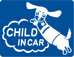 ԂĂ܂ACHILD IN CARXebJ[ABABY IN CAR XebJ[A~j`A_bNX